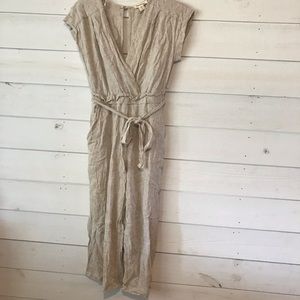 Tan jumpsuit